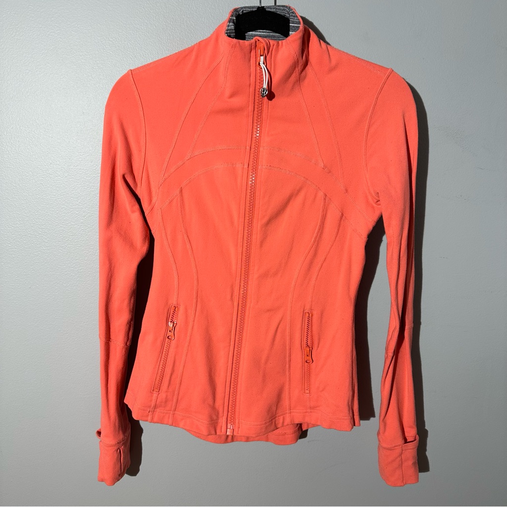 Lululemon Peach Define Jacket With Vent Size 6